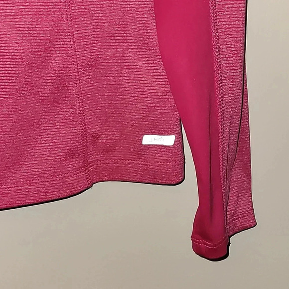 Women's size 8/10 medium Danskin Now COACH active wear long sleeve hot pink top - Picture 6 of 10